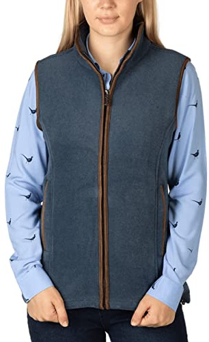Rydale Ladies Huggate Waistcoat Womens Fleece Gilet Bodywarmer Vest Sleeveless Jacket Country Gilets 12 Colours