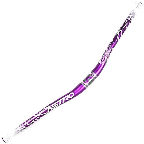FukkeR Mountain Bike Bicycle Aluminum Riser Handlebar 31.8mm 720/780mm MTB Handle Bar For Downhill And Enduro Riding BMX DH XC AM FR Bicycle Bars Rise 25mm (Color : Purple, Size : 720mm)
