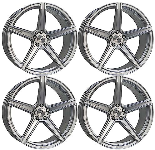4x MB Design Felgen KV1S 9.0Jx21 ET37 5x108 Silber kompatibel mit Ford Edge Galaxy Kuga Mustang Mach-E S-Max