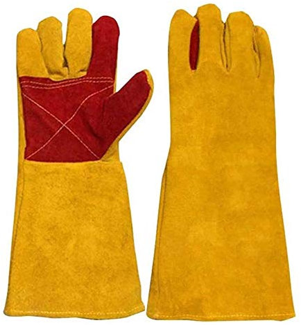 BULINO Hochleistungs-Gartenhandschuhe, Arbeitshandschuhe, Schweißhandschuhe, hitze- und feuerfeste Handschuhe, Handschuhe for flüssigen Stickstoff, Lederbekleidung – Handschuhe