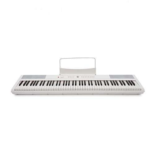 Full Size 88-Keys Digital Piano Keyboard Pack for Beginners White