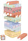 Orange Tree Toys Farm Animals Wooden Stacking Tower, Tumbling Tower Block Game - Family Fun for Kids and Toddlers, Girls, Boys, Classic Children's Stacking Game - Early Development & Activity Toys