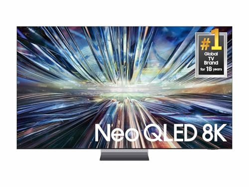 Samsung 75-Inch Class Neo QLED 8K QN900D Series Mini LED, Neo Quantum HDR Smart TV w/Dolby Atmos, Object Tracking Sound Pro, AI Motion Enhancer Pro, Alexa Built-in (QN75QN900D, 2024 Model)