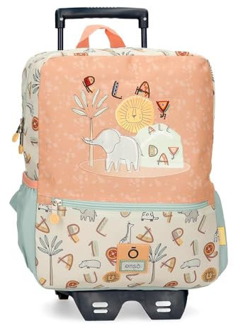 Enso Play All Day Rucksack mit Trolley, Mehrfarbig, 25 x 32 x 12 cm, Polyester, 9,6 l, bunt, Rucksack mit Trolley