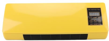 Enfriador de Aire de Pared, Ventilador Calefactor, Aire Acondicionado de Pared con Ahorro de Energía, Temporizador de 1 a 6 Horas con Control Remoto para Coche y Dormitorio