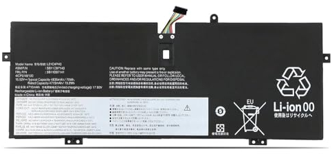 L21C4PH0 L21B4PH0 L21D4PH0 SB11D97136 5B11D97137 5B11D97146 SB11D97147 Laptop-Akku Kompatibel mit Lenovo IdeaPad Yoga 9-14IAP7 Type 82LU/ Yoga 9-14IRP8 Type 83B1 Series(15.52V 75Wh)