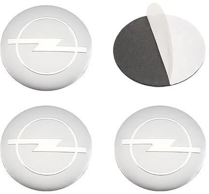 4 x fälgkåpor navlock fälglock navkapslar för Opel Astra h g j k f Zafira a b Corsa Mokkav Insignia Vectra 60 mm, ABS robusta navkapslar vattentäta fälgskydd med logotyp