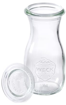 APS 82305 6er Set Weck-Flaschen mit Deckel, Ø 5,5 cm, H: 11,5 cm, 150 ml