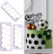 Lot de 3 emporte-pièces hexagonaux pour décoration de gâteau de football et travaux manuels