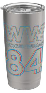 Wonder Woman 1984 3D Hype Logo Bicchiere termico in acciaio inox doppia parete
