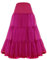 Shimaly® Damen Bodenlang Hochzeit Petticoat Lang Unterrock für formelle Kleid S-3XL, Knallpink (Hot Pink), 46-58