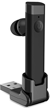 Avo+ Bluetooth Mono Headset 26458 mit USB - KFZ-Ladegerät - Schwarz