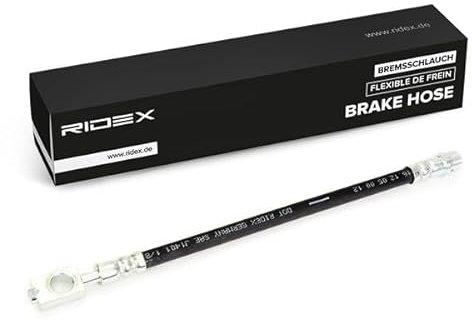 RIDEX Bremsschlauch 83B0019 HINTEN beidseitig BREMSSCHLÄUCHE Länge: 263mm mit Unterlegscheiben mit Hohlschraube