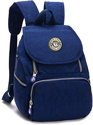 LifeWheel Nylon Casual Mini Backpack Waterproof Lightweight Small Daypacks for Womens Girls