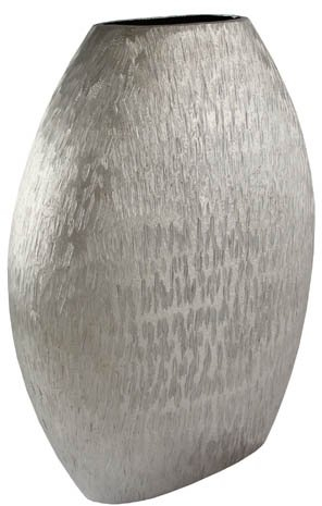 Kaheku Vase Abius oval Silber 27x7,5x34,5h 1211000197