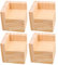RDEXP 7,5 x 7,5 x 7,3 L-förmige Semi-Closed Lift Holz Bett Schreibtisch Riser Lifter Tisch Möbel Füße Lift Aufbewahrung Set von 4
