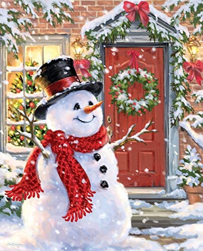 Springbok's 500 Piece Jigsaw Puzzle Snow Place Like Home - Unique Cut Pieces