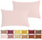 P'tit Basile - Kissenbezug 40x60 cm - 2er Pack Baby Kopkissenbezüge Für Babywiege - Blütenrosa - 100% Bio-Baumwolle 57 Fäden/cm² ohne schädliche Substanz - Für Kinder Bett 60x120 70x140 cm