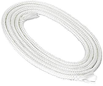 NKlaus Mèche en Fibre de Verre de 3m, Ronde, Ø 3mm, pour Lampe à Alcool, Lampe à Huile pour Huile de Lampe purifiée, Huile de Paraffine, mèche permanente, Torche de Jardin, Lampe à pétrole 1248.