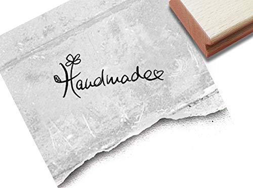 Stempel Handmade - Kleiner Textstempel Karten Geschenkanhänger Basteln Etiketten Schilder selbst gemacht Geschenke dekorieren Deko - zAcheR-fineT