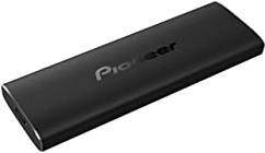 Pioneer – Unidad SSD Externa USB C de 256 GB – hasta 1050 MB/s – USB 3.2 Gen2 – Unidad SSD portátil (APS-XS05 Pro) – Negro Mate