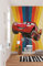 Komar Disney IADX4-055 Papier peint photo intissé Cars Jump - Dimensions : 200 x 280 cm (largeur x hauteur) - Voiture, chambre de garçon, rouge, chambre d'enfant, papier peint