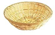 Brotkasten, 20 cm, rund, PLAST/RATTAN