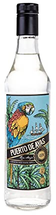 Puerto de Ayas Rum, weißer Rum Anejo, White Rum pur & für Cocktails, 0,7 L, 37,5% Vol.