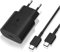 Theoutlettablet® Cargador de Pared con conexión Type-C - Charger Compatible con Tablet Realme Pad 10.4 Pulgadas/Realme Pad Mini 8,7 / Pad 2 (Negro) 25W