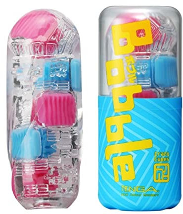 TENGA BOBBLE CRAZY CUBES - Wiederverwendbarer Masturbator - Sleeve für Männer - Hygienisches Sexspielzeug - Intensive Stimualtion und leichte Reinigung