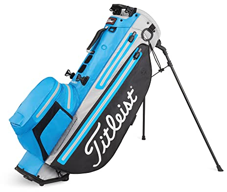 Titleist Players 4+ StaDry Golftasche, Schwarz/Dorado/Grau