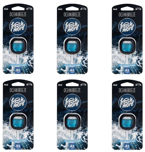 Fresh & More Auto-Lufterfrischer Clips Ocean - (6er Pack) 4ml