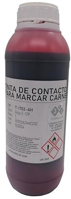 Tinta alimentaria para marcar carne 1 L color Rojo