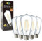 CLAR - E27 LED Vintage Glühbirne, Warmweiß 2700K, Edison-Stil, 8W, 5er Pack