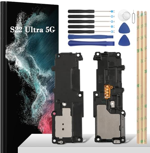 YHX-OU Für Samsung Galaxy S22 Ultra 5G SM-S908B SM-S908U Lautsprecher Buzzer Ersatzteile Lautsprecher Replacement + Installationswerkzeug