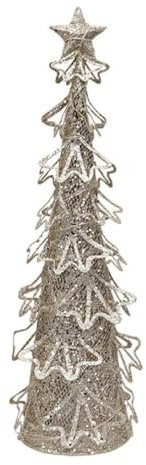 Albero Di Natale In Ferro Battuto Con Luce Led Da Tavolo Scena Decor Forniture Per Matrimonio Festa di Compleanno Sfondo Decor Artificiale Led Albero Di Natale