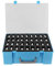 Risou Miniature Storage Sturdy Carrying Figure Case -108 Slot Figurine Minature Carrying Case,Compatible with Warhammer 40k, Dungeons & Dragons and More (Azure)