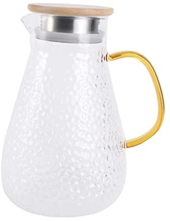 IMIKEYA Juice Pitcher Glass Jug Hot Water Tank Household Metal Car Dashboard Decorations