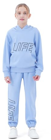 NATUST Kids Tracksuit, Hoodie and Joggers Set for Boys Girls Running Suits Activewear Jogging Outfit