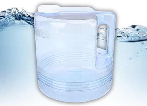 Contenedor de Destilador de Agua de 4 Litros, Jarra de Agua de Plástico de 1 Galón para Destilador, Contenedor de Agua Destilada de Repuesto, Jarra para Destilador, Botella de