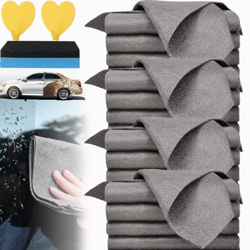 Donubiiu Serenosole Aquaglide Tücher,Aquaglide Tücher,Aqua Glider Tücher,Verdicktes magisches Reinigungstuch,Mikrofaser Reinigungstuch zum Abstauben von Küchen,Glas,Autos (16 Pcs,50 x 80 cm)