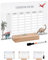 Bärenfreunde - Personalisierbarer & Abwaschbarer Stundenplan aus Acryl + Stift, Holzhalter - Einschulung Geschenk, Schultüte zum Schulanfang oder Grundschule (Dinosaurier,mit Holzhalter)