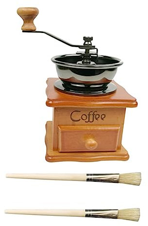 MAGICLULU Cafetera Manual con Manivela para Cocina Estilo Vintage Manual para Preparar Café