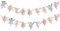 2Pcs Fairy Banner Decorations, Happy Birthday Party Hanging Decor for Girls, Fairy Theme Party Supplies for Tale Wonderland