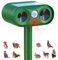 Katzenschreck Ultraschall 2025 Upgrade, Solar Tiervertreiber, PIR-Bewegungssensor, Katzenabwehr für Garten, Marderschreck für Katzen, Hunde, Vöel, Mäse, Marder