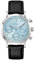 Bulova Herrenuhr Chronograph Classic Schwarz/Hellblau 96B456