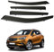 ZXCVDF Windabweiser Autofenster für Opel Mokka X 2012-2017 2018 2019,Car Comfort Windabweiser Regenabweiser Aerodynamisch Regenschutz Integrierte Deflektoren Luftabweiser