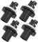 ibasenice 4Pcs Durable Inflatable Boat Air Valve Adapter Kayak Hose Connectors for Paddle Board Pump Tool Installation Reliable Connection for Safe Boating Activities