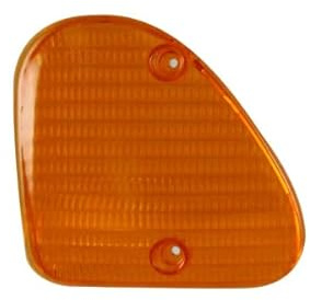 cyclingcolors orange Blinkerglas Scheinwerferschutz vorne rechts Kunststoff Motorrad Roller Moped kompatibel mit Piaggio Ape