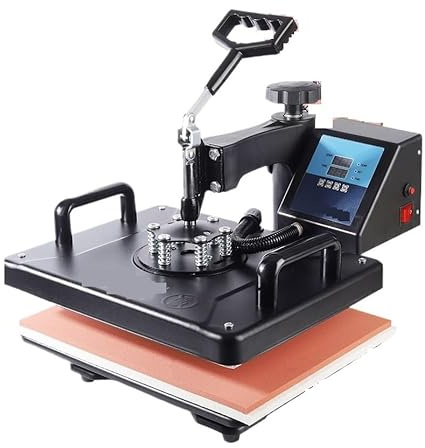 Máquina de Prensa Térmica Impresora de sublimación 2D 30 x 38 cm, 8 en 1, for transferencia térmica gorras, tazas, platos y camisetas